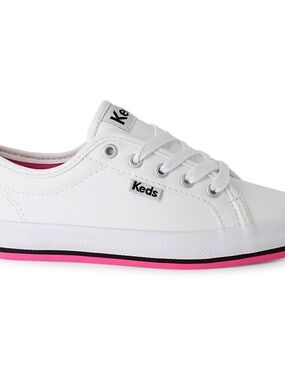 Keds Jump Kick Sneakers with Pink Trim